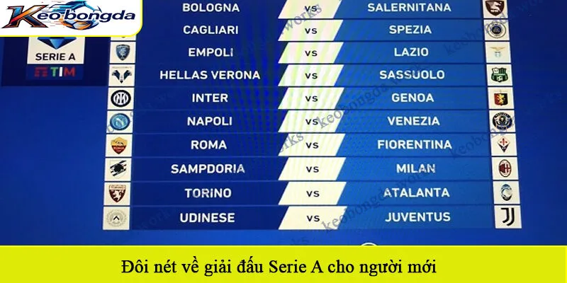 Đôi nét về giải đấu Serie A cho người mới
