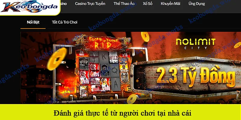 Đánh giá thực tế từ người chơi tại nhà cái