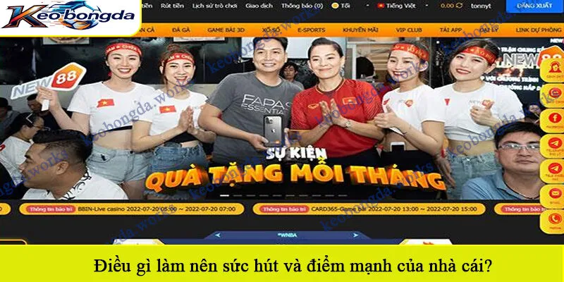 Điều gì làm nên sức hút và điểm mạnh của nhà cái?